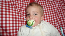 Bastian hat das Erste mal bei Oma übernachtet (26.11.2011).