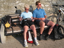 Bei einer Radtour am Gardasee 01.10.2008