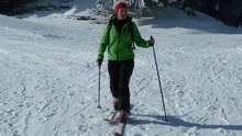 Gilla auf der Skitour zur Alpspitz (02.03.2011)
