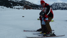 Opa fährt mit Nik Ski (17.01.2012)
